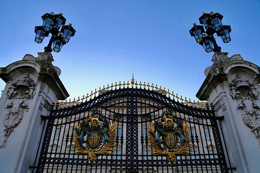 バッキンガム宮殿の入口