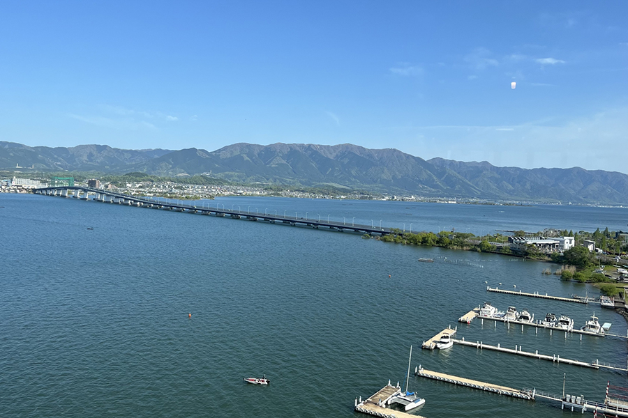 琵琶湖大橋の風景写真